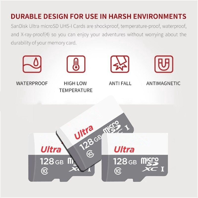 Thẻ Nhớ sandisk class 10 256gb / 64gb / 16gb / 32gb / 128gb / micro sd tf Chất Lượng Cao