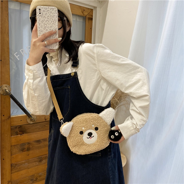🎒Túi đeo chéo họa tiết hoạt hình xinh xắn dành cho nữ