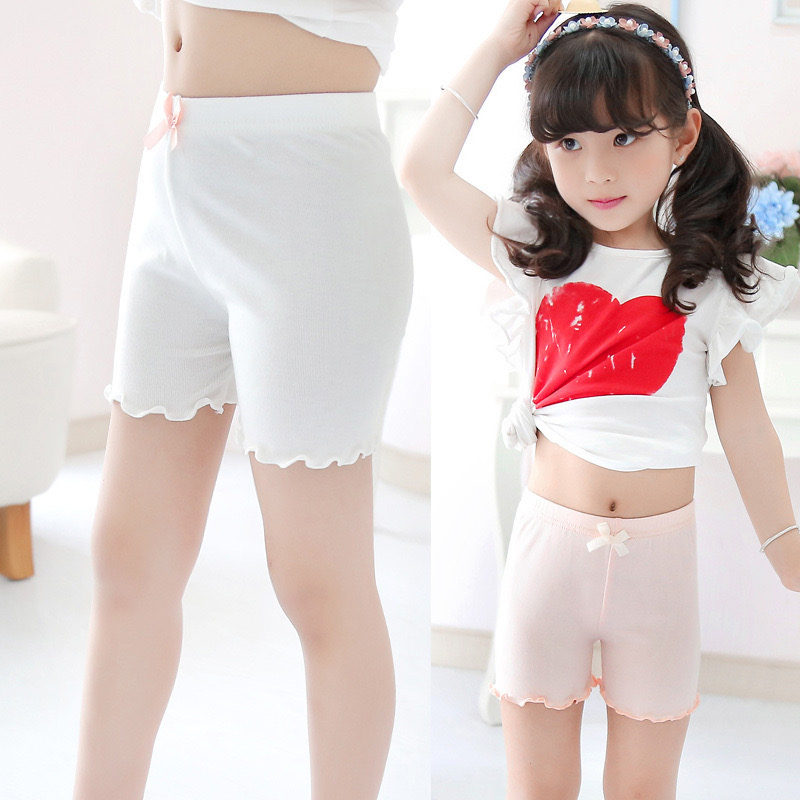 Quần Sooc cotton Co Giãn Dễ Thương An Toàn Dành Cho Bé Gái