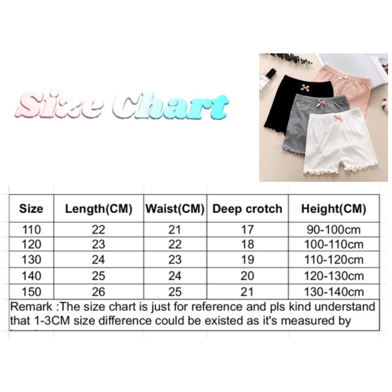 Quần Sooc cotton Co Giãn Dễ Thương An Toàn Dành Cho Bé Gái