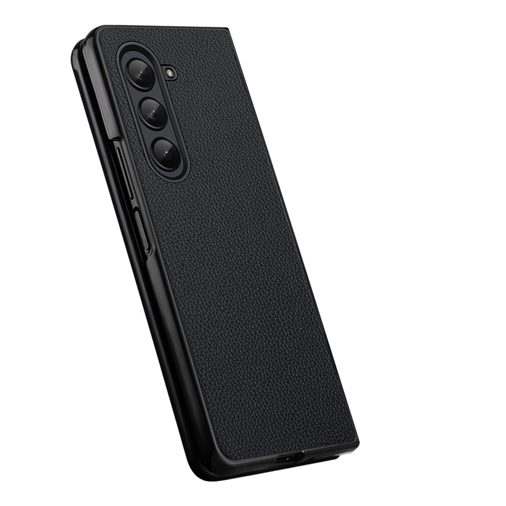 Vỏ da chính hãng samsung galaxy z fold 5 fold5 bao da thật bao da gấp chống rơi bảo vệ