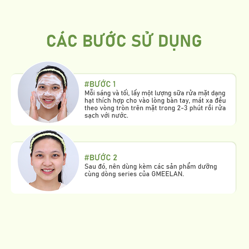 GMEELAN BHA Sữa rửa mặt gel 80g Làm sạch sâu BHA smoothing gel cleanser