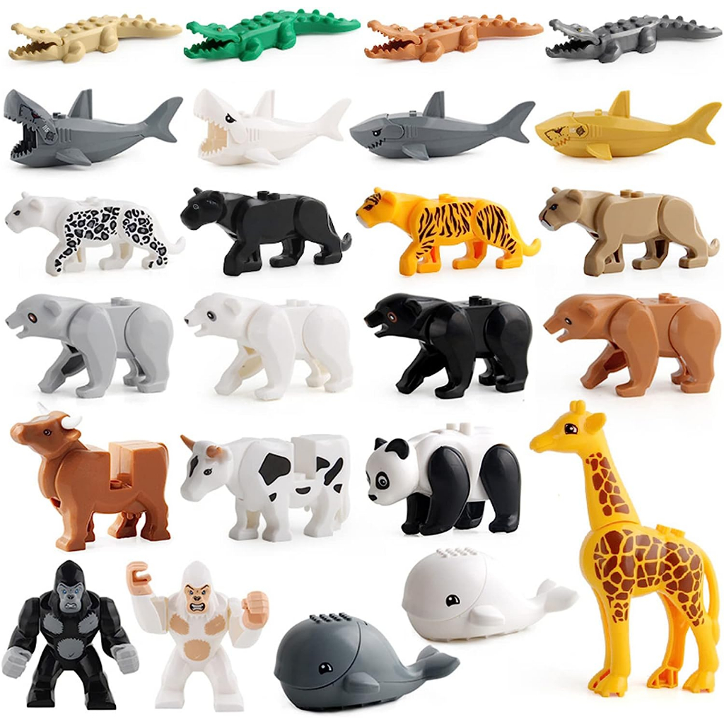 Bộ Đồ Chơi Lắp Ráp lego Hình Cá Mập Độc Đáo