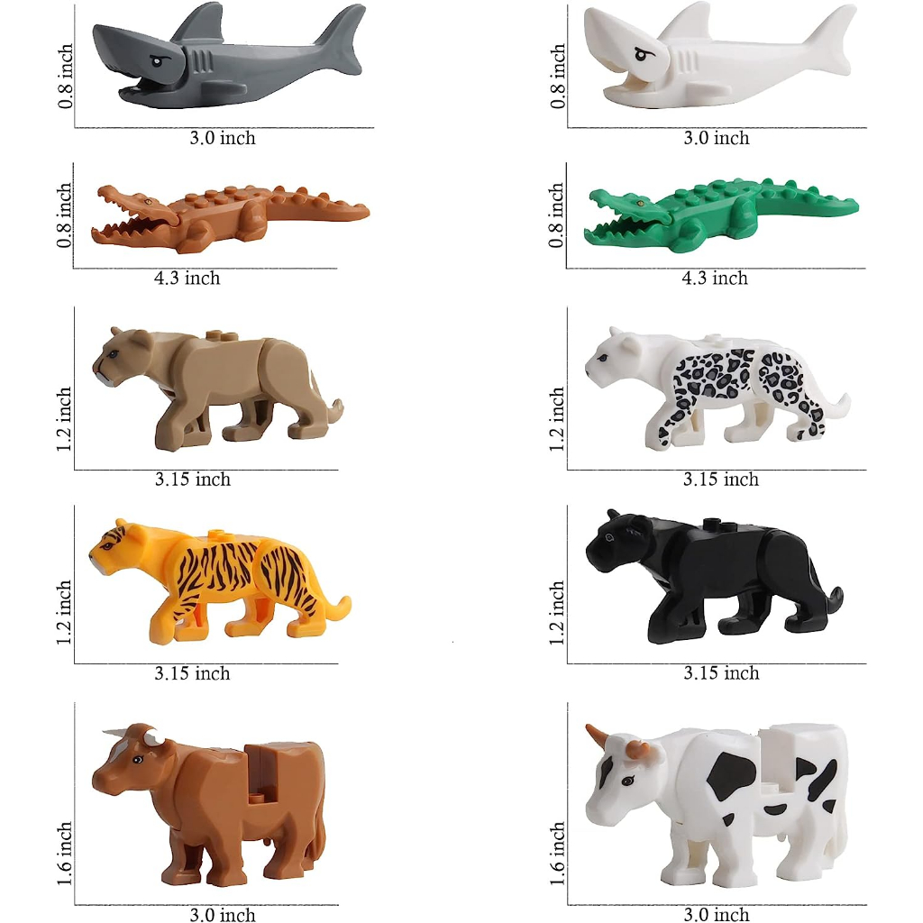 Bộ Đồ Chơi Lắp Ráp lego Hình Cá Mập Độc Đáo