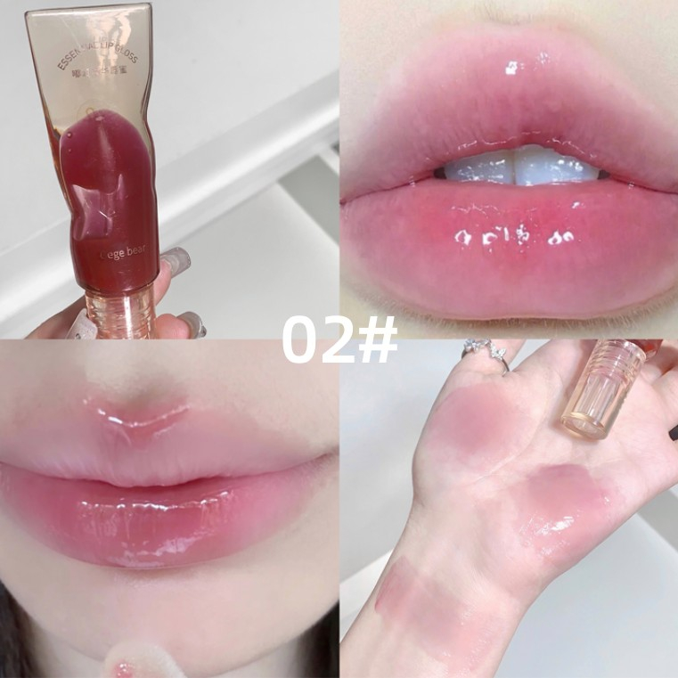 Son Tint Bóng GEGE BEAR Lấp Lánh Giúp Môi Căng Mọng Và Không Bết Dính Lâu Trôi Cho Đôi Môi Ẩm Mịn