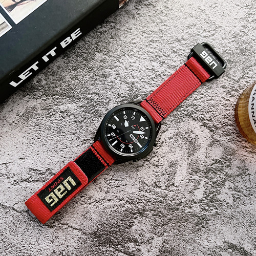 Uag Dây Đeo nylon Khóa Dán 22mm Thông Dụng Cho Đồng Hồ samsung huawei watch galaxy huawei garmin forerunner265 huawei gt3 pro 46mm