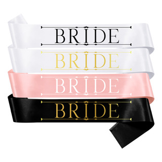 Trang trí tiệc cô dâu satin sash cho cô dâu trong đám cưới