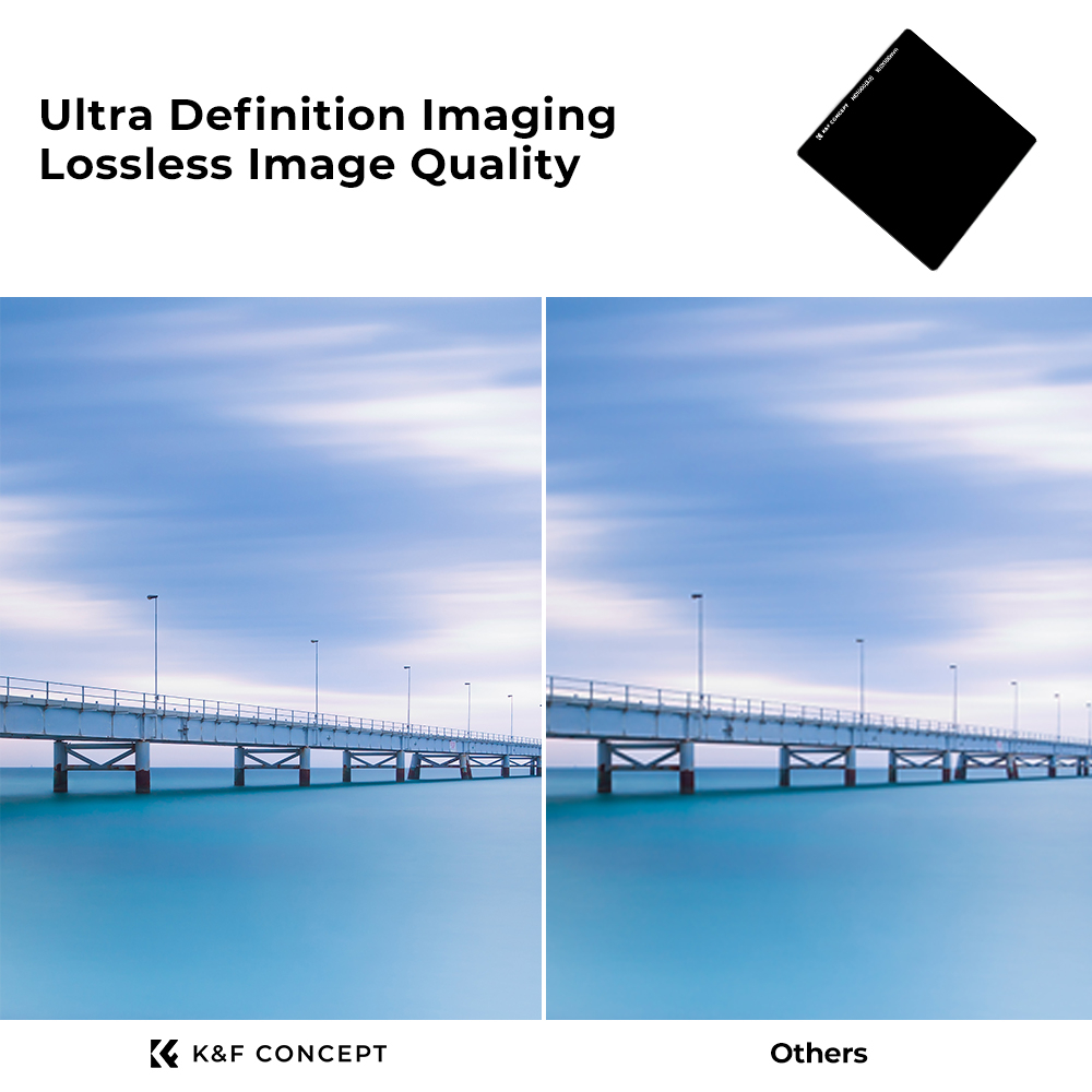 Kính Lọc nd4 / nd8 / nd16 / nd64 / nd1000 / nd2000 / nd32000 Hình Vuông 100x100mm Cho Máy Ảnh Kèm 28 Khung Vỏ Bọc