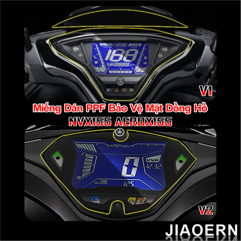(mua 1 tặng 1) yamaha nvx155 aerox155 v1 Miếng Dán PPF Bảo Vệ Mặt Dồng Hồ bảng đồng hồ tốc độ bảo vệ màn hình thiết bị phim chống trầy tpu chống trầy chống nước cho xe máy