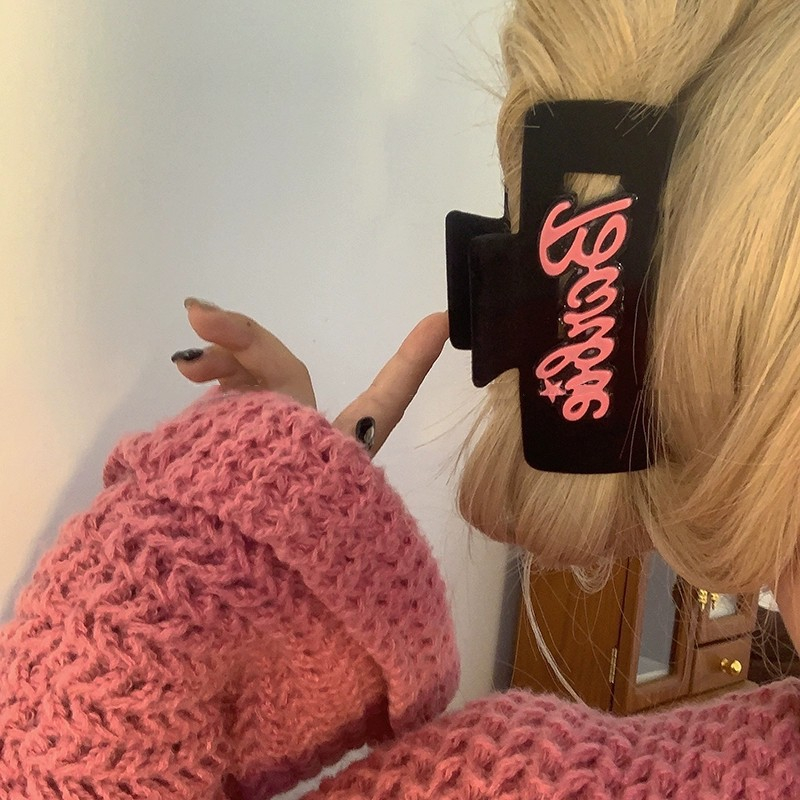 Dòng kẹp tóc phong cách barbie ~ băng đô nhung đen kẹp bên hông y2k dopamine phụ kiện tóc mũ đội đầu