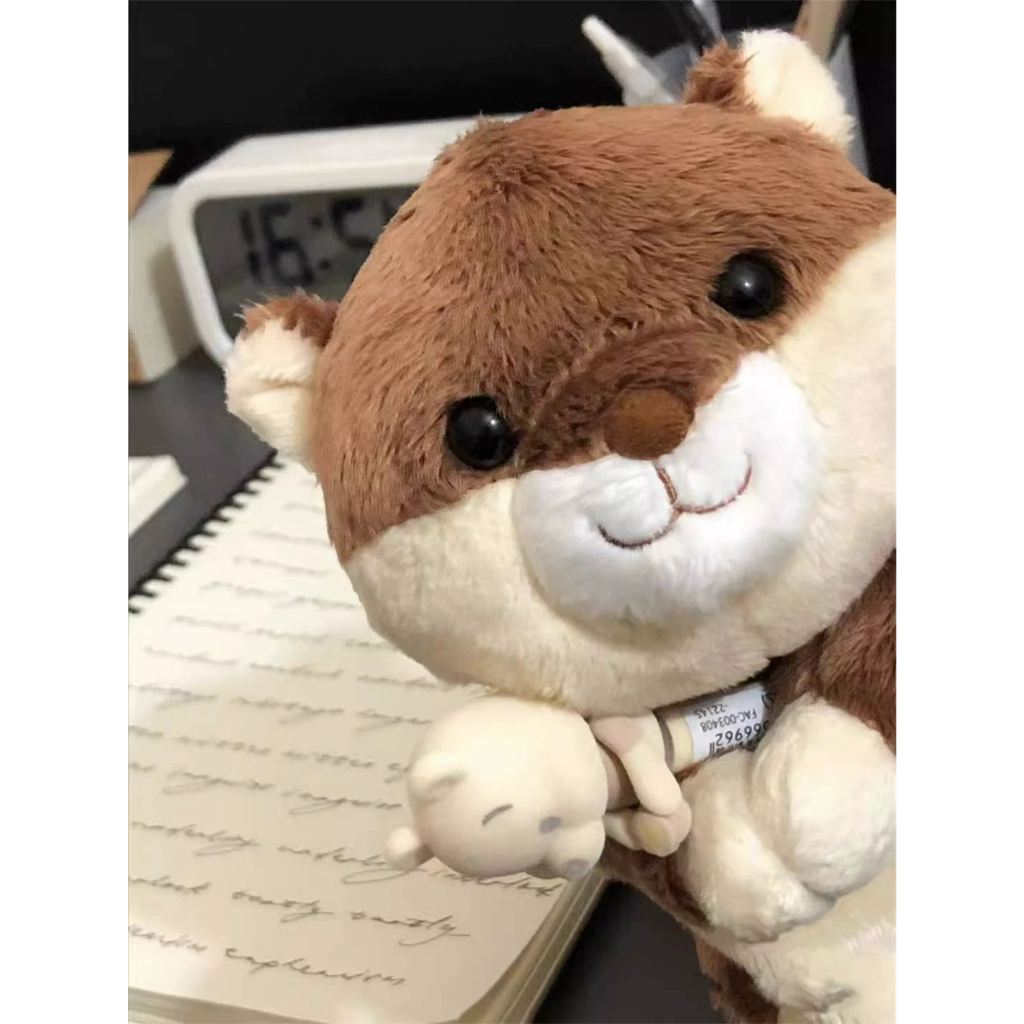 Bóp Viết Cỡ Lớn Có Khóa Kéo Họa Tiết Biển Otter Sáng Tạo Cho Nam Và Nữ