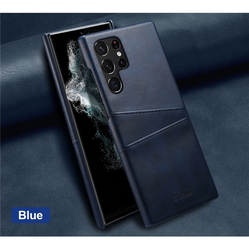 Bao da cổ điển cho samsung s23 ultra s23 + s22 ultra galaxy note 20 ulltra note 10+ Note 9 Note 8 s20 s21 bao đựng thẻ
