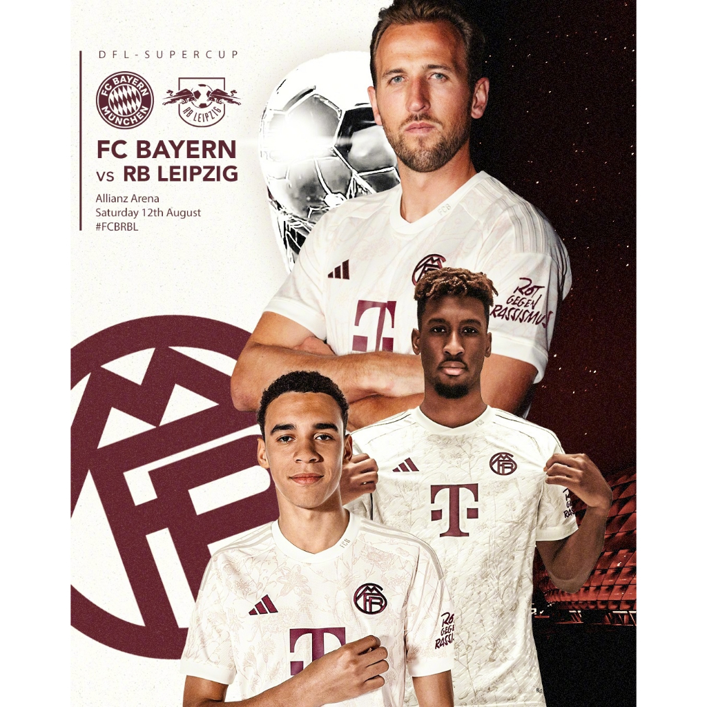 23-24 trò chơi sân khách thứ hai của bayern  áo bóng đá s-2xl * chất lượng cao * t-shirt