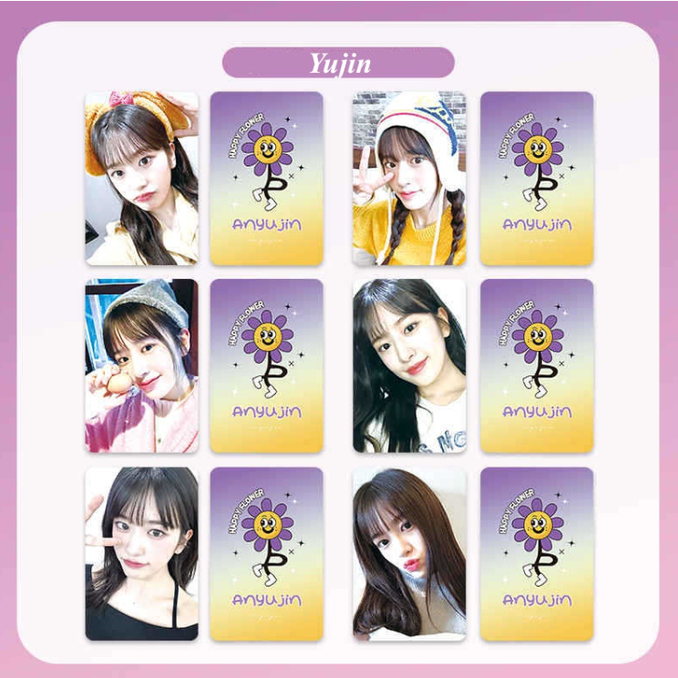 6-7 cái / bộ ive liz rei leeseo wonyoung yujin gaeul fancam ảnh bìa wave comeback album lomo card photocards tinh tế kpop postcards collection series
