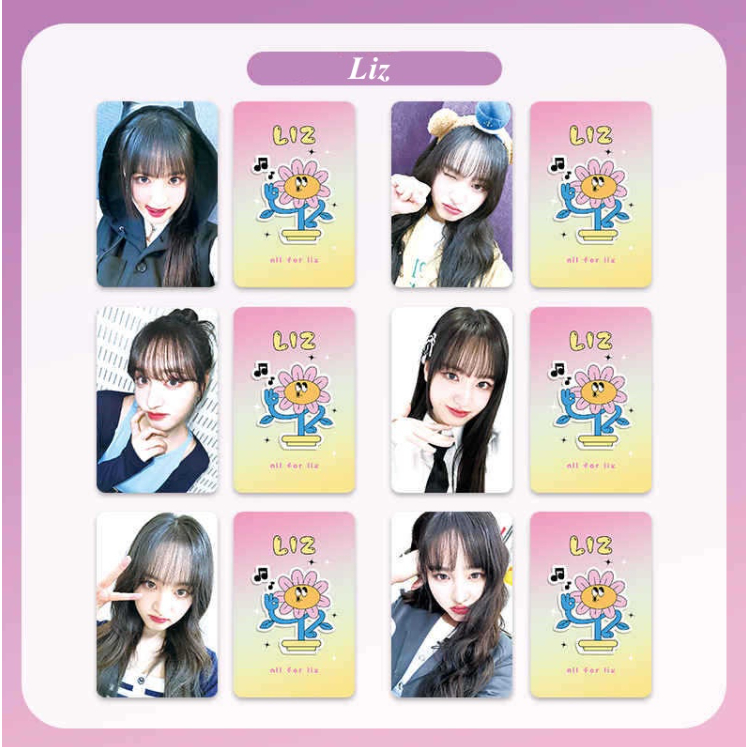 6-7pcs / set ive fancam stage photo cover wave liz rei leeseo wonyoung yujin gaeul album lomo card photocards tinh tế kpop postcards collection series