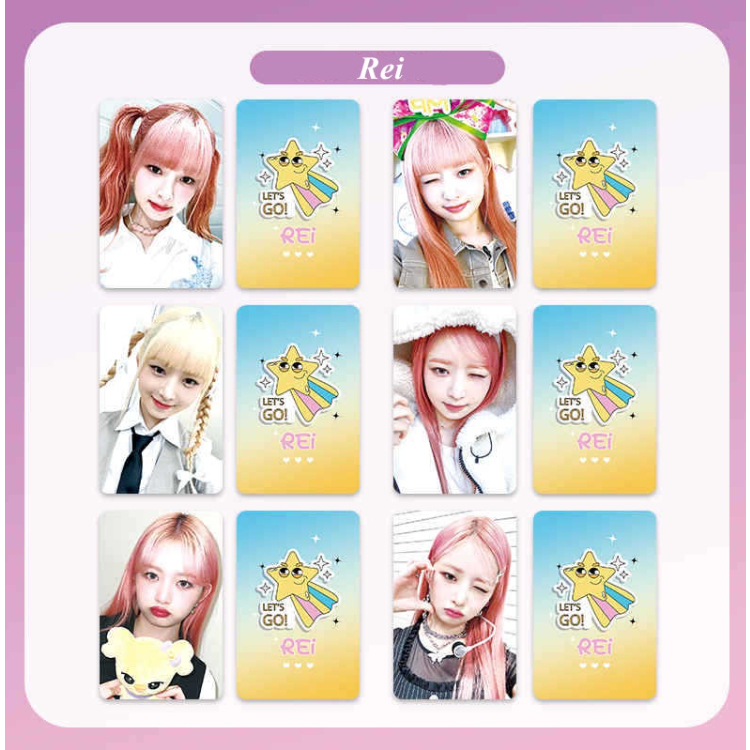 6-7pcs / set ive fancam stage photo cover wave liz rei leeseo wonyoung yujin gaeul album lomo card photocards tinh tế kpop postcards collection series