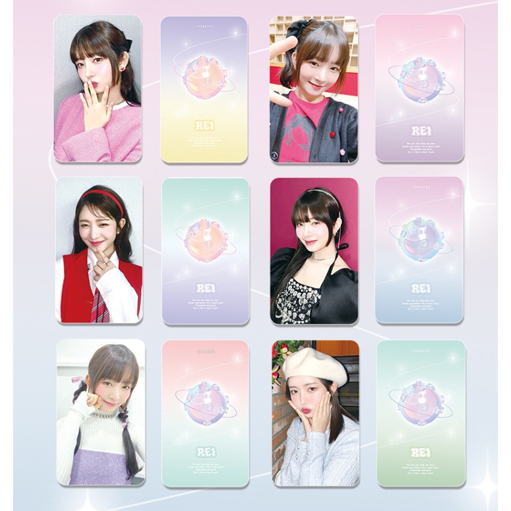 6-7 cái / bộ ive liz rei leeseo wonyoung yujin gaeul fancam ảnh bìa wave comeback album lomo card photocards tinh tế kpop postcards collection series