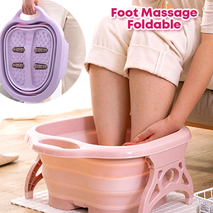 Bồn tắm massage chân có thể gập lại bồn ngâm chân ngâm chân khỏe mạnh thư giãn bồn ngâm giải độc