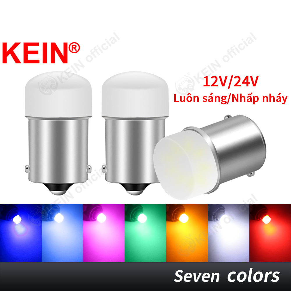KEIN đèn led nhấp nháy bóng led 24v 1156 1157 BA15S P21W BAY15D P21 / 5W S25  Đèn Led Phanh Xe Hơi 12V 24V 9SMD 3014
