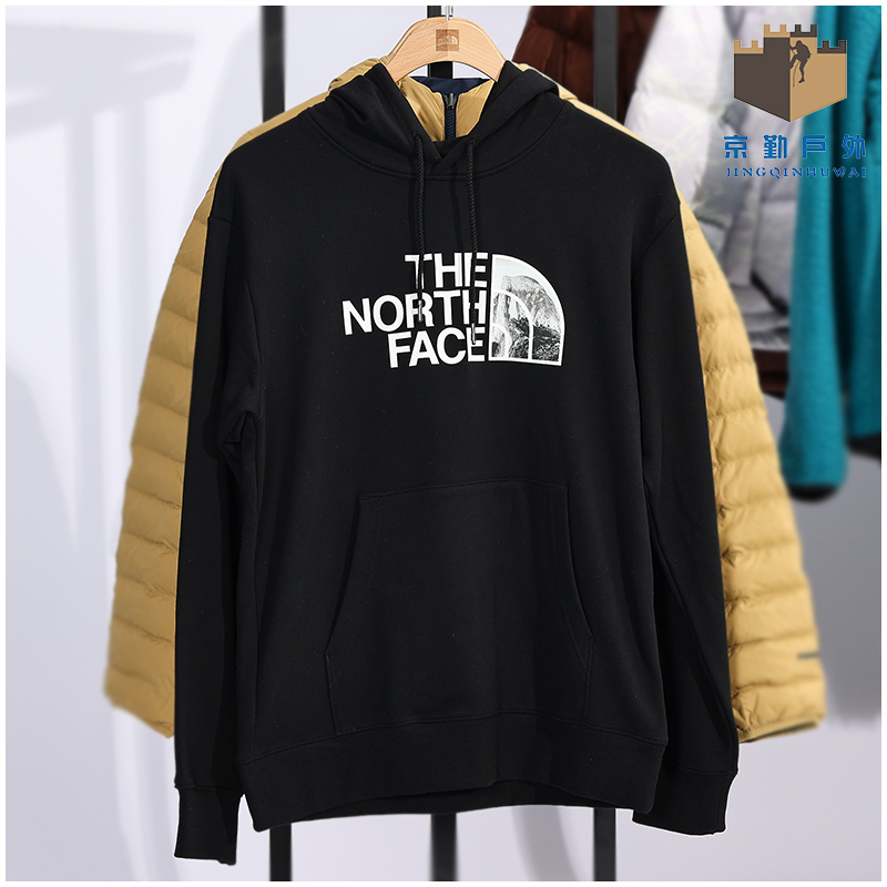The north face áo len giản dị nam thể thao ngoài trời dài tay có mũ trùm đầu 7quv