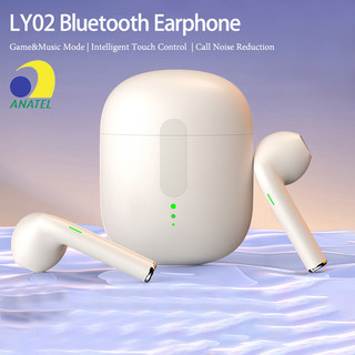 Tai nghe bluetooth TWS LY02 chính hãng cho iphone xiaomi samsung android điều khiển cảm ứng giảm tiếng ồn Tai nghe không dây tương thích tai nghe không dây pro tai nghe không dây
