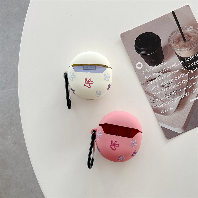 Vỏ Bảo Vệ Hộp Sạc Tai Nghe OPPO Enco Air 3 OPPO Enco Air 3 Chống Rơi Hình Trái Đào / Gấu / Phi Hành Gia Có Móc Treo