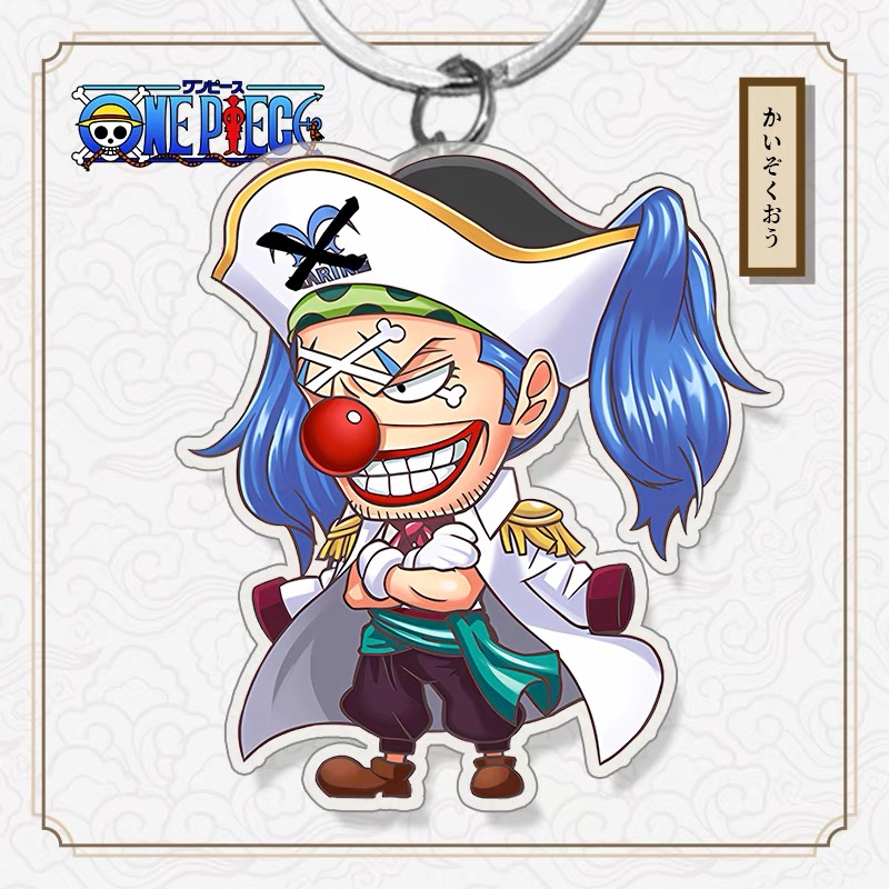 Anime one piece nika monkey d. Luffy gear 5 anime acrylic mặt dây chuyền keychain keyring collection quà tặng cosplay