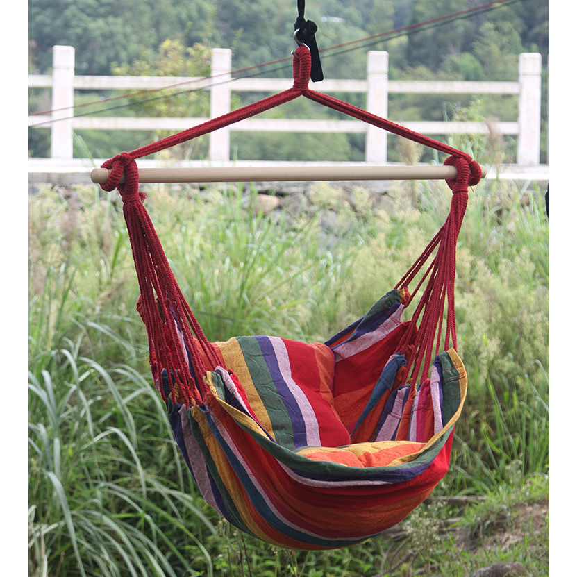 Xích đu cho bé, ghế võng sân vườn, treo xà đơn trong nhà tải  Ghế Võng Vải Di Động Thoải Mái Sọc Nhiều Màu Treo Dây Đu Cho Trong Nhà