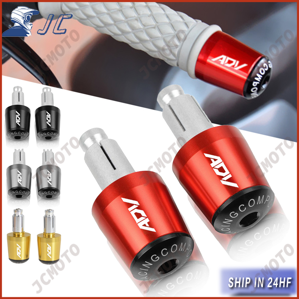 Đối với honda adv 150 160 thanh tay kết thúc xe máy tay lái cnc kết thúc phích cắm thanh trượt bộ câ