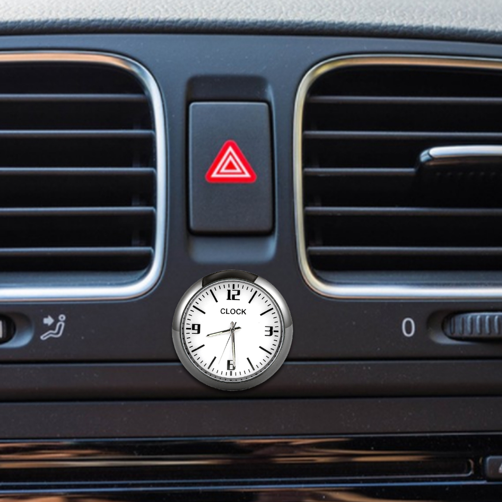 Đồng Hồ Kỹ Thuật Số mini Nhiều Màu Có Nút Pin Cho Xe Hơi