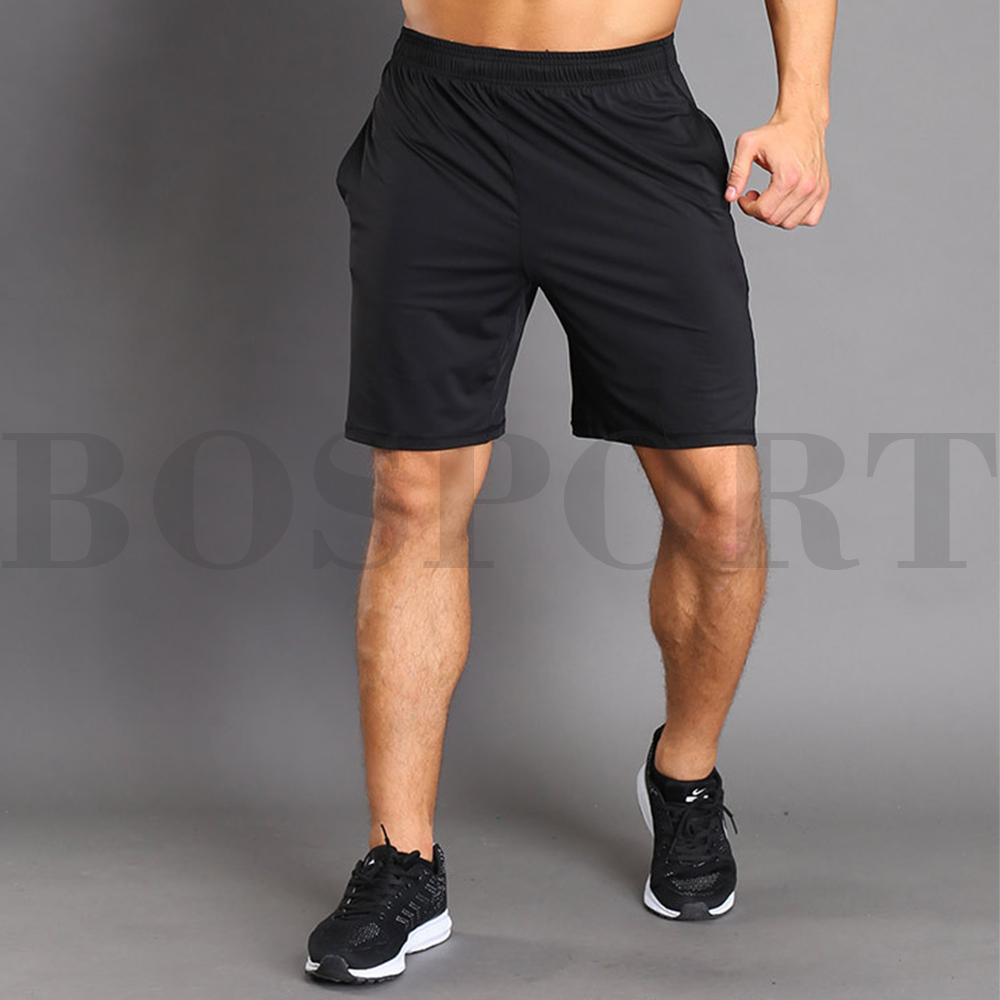 Quần Short Thể Thao Mau Khô Có Túi Thời Trang Cho Nam