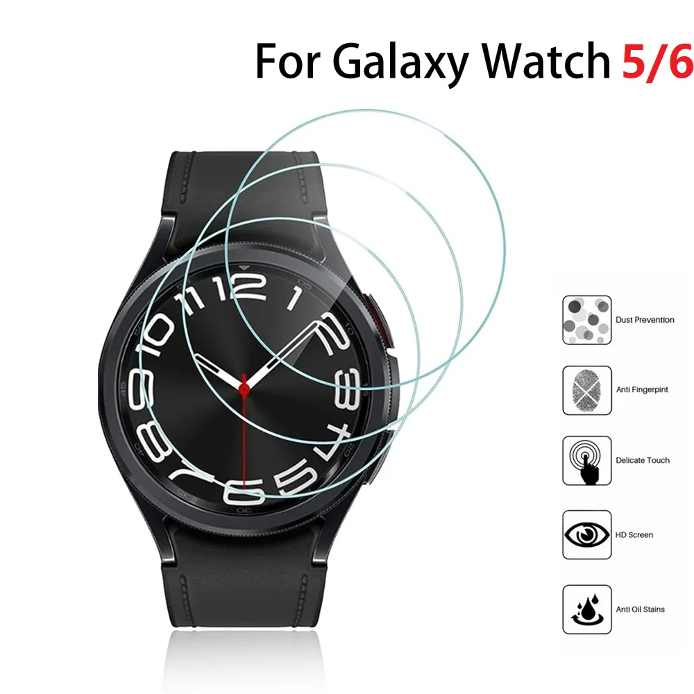 Bảo vệ màn hình bằng kính cường lực 2.5d cho samsung galaxy watch 5 40mm 44mm watch5 pro 45mm watch6 classic 43mm 47mm