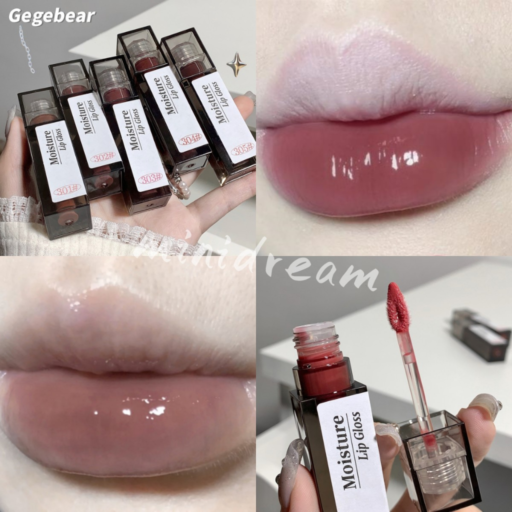 Minijumie Son tint bóng GEGE BEAR minijumie lâu trôi cho đôi môi ẩm mịn