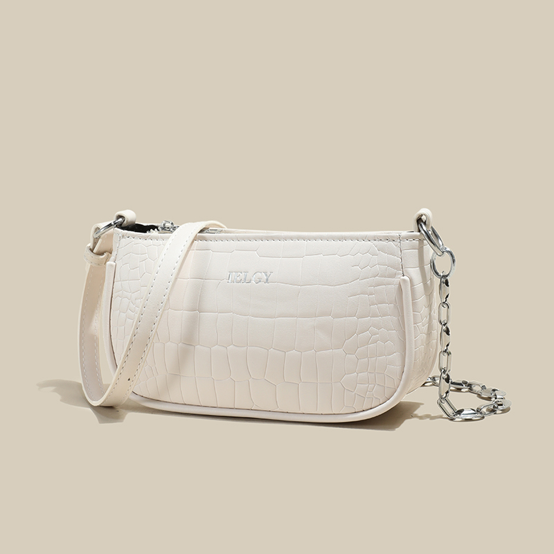 Túi xách IELGY đeo vai phối xích vân cá sấu thời trang dễ phối đồ