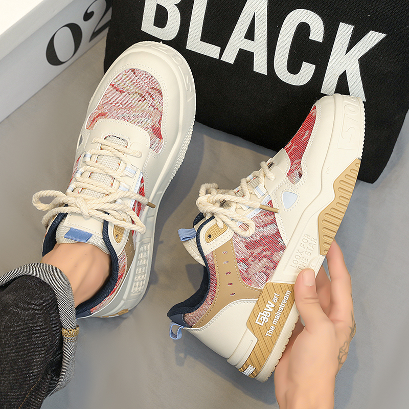 39-44 size sports sneakers casual sneakers niche sneakers thick-soled sneakers chiều cao-tăng giày thể thao giày hợp thời trang giày học sinh dopamine wear