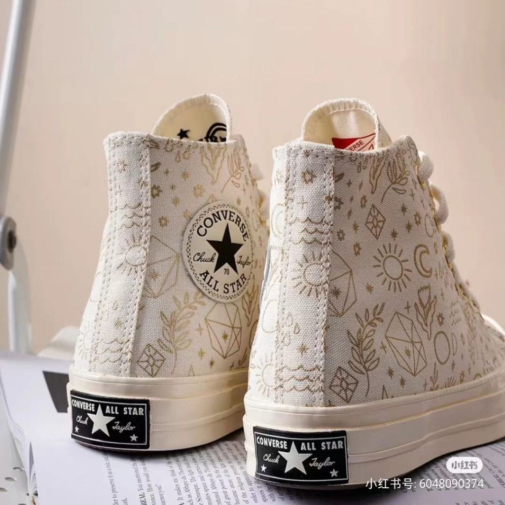 Giày Thể Thao converse 1970s taylor all star Cổ Cao Siêu Nhẹ Chống Trượt Thời Trang Cho Nữ edge