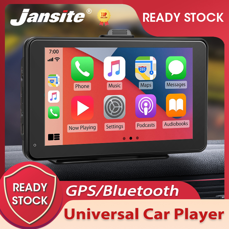 Jansite universal 7-inch car radio carplay không dây và android car màn hình cảm ứng di động nissan toyota volkswagen kia display