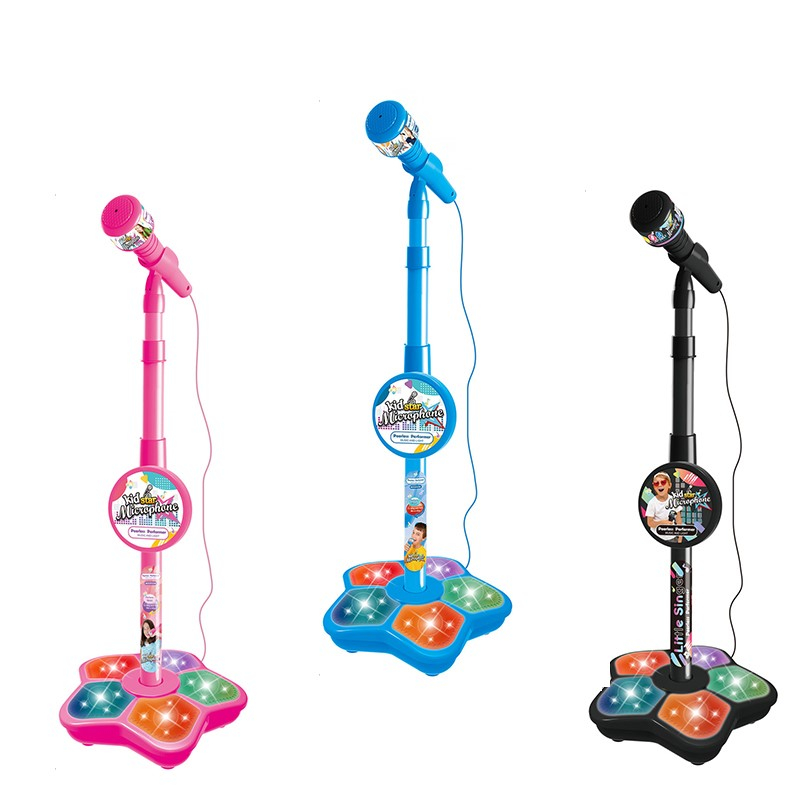 Micro Đồ Chơi Hát karaoke Có Chân Đứng Vui Nhộn Cho Bé