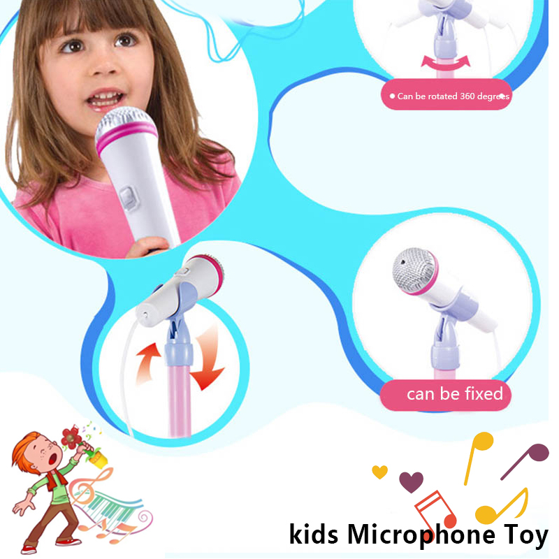 Micro Đồ Chơi Hát karaoke Có Chân Đứng Vui Nhộn Cho Bé