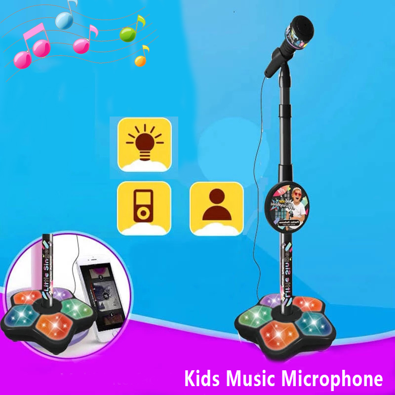 Micro Đồ Chơi Hát karaoke Có Chân Đứng Vui Nhộn Cho Bé