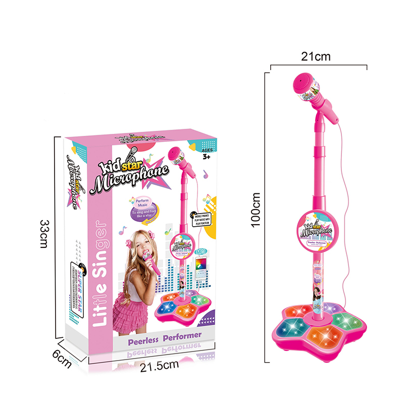 Micro Đồ Chơi Hát karaoke Có Chân Đứng Vui Nhộn Cho Bé