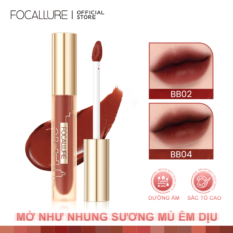 Focallure #Son Môi MordenUrban Mềm Mượt Dưỡng Ẩm Lâu Trôi Chất Lượng Cao