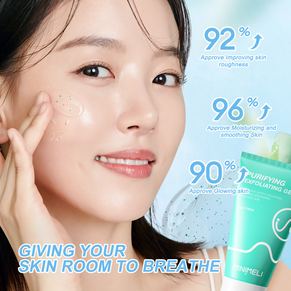 Gel tẩy tế bào chết MINIMELI Làm Sạch Sâu Loại Bỏ Mụn Đầu Đen Chăm Sóc Da Toàn Thân 50g