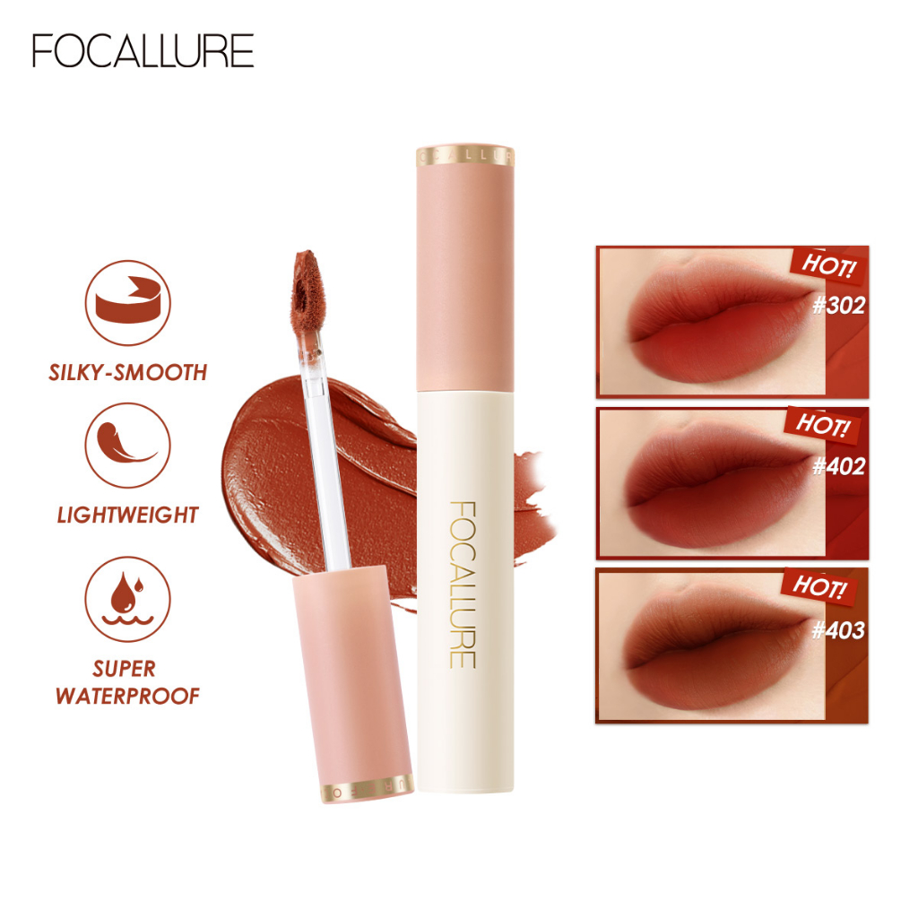 Son môi Focallure chất kem mịn mượt như nhung thời trang xinh xắn