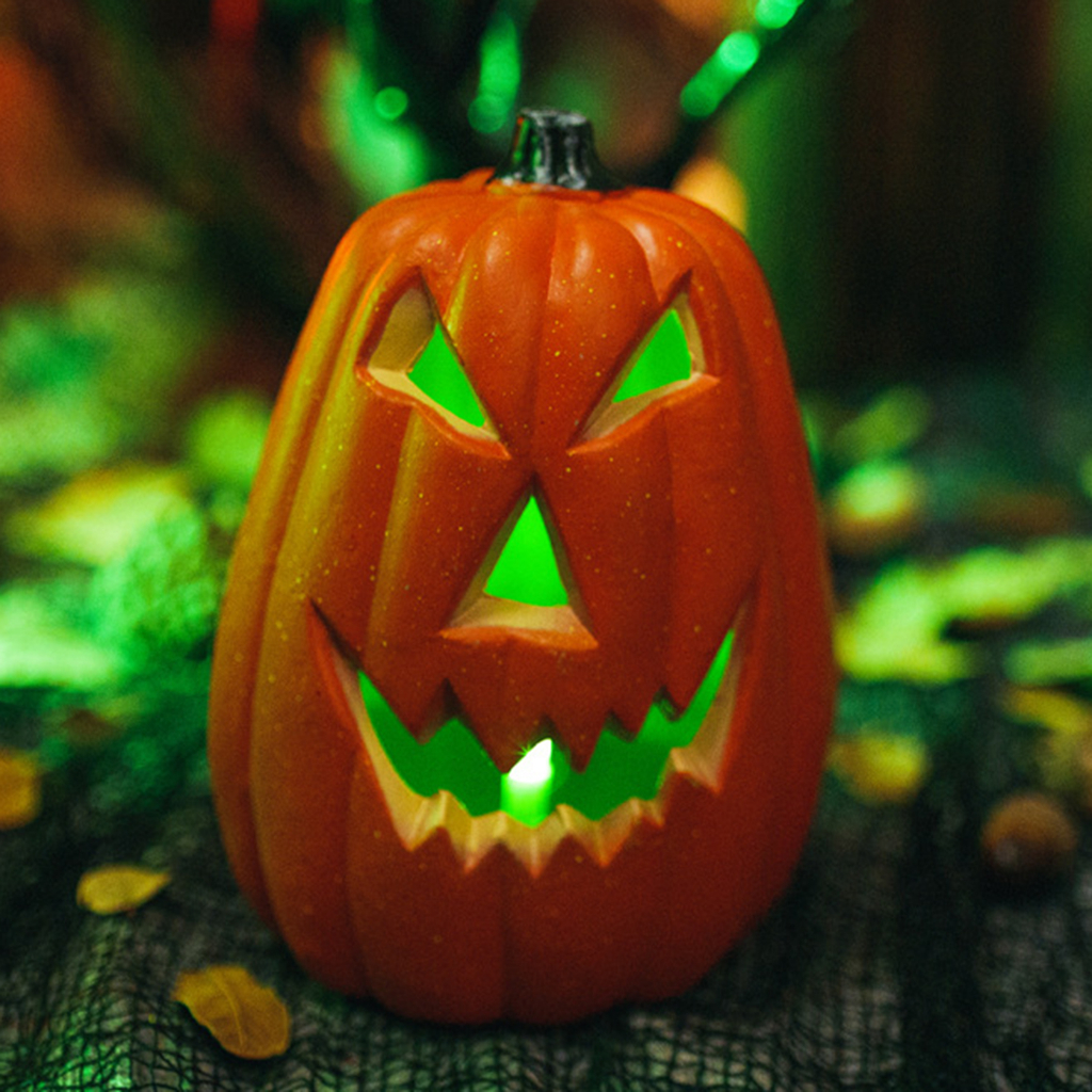 Lồng Đèn Họa Tiết Đầu Lâu Bí Ngô Dùng Để Trang Trí Tiệc halloween