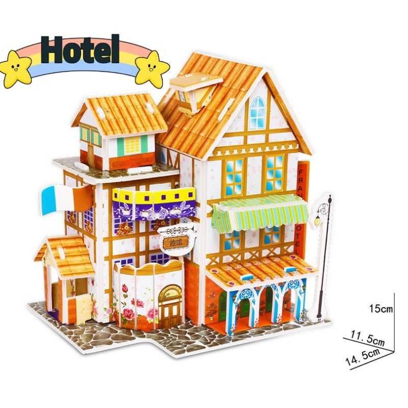 Mô Hình Đồ Chơi Lắp Ráp Kem 3d Bằng Giấy diy