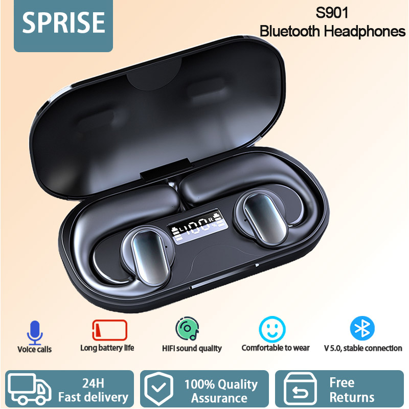 Spirise Tai Nghe bluetooth 5.3 tws s901 tws Chống Mồ Hôi Chống Nước Và Mồ Hôi