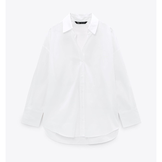 Zara Áo Sơ Mi cotton poplin 2558335