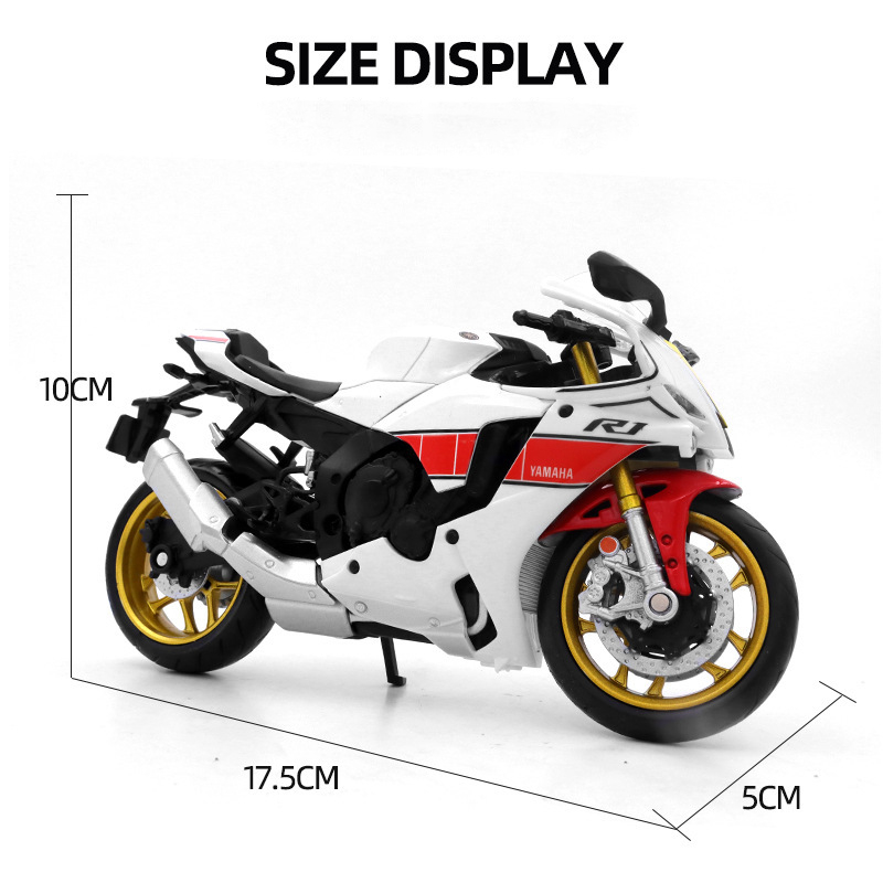 Rmz Mô Hình Xe Mô Tô yamaha yzf-r1m Tỉ Lệ 1: 12