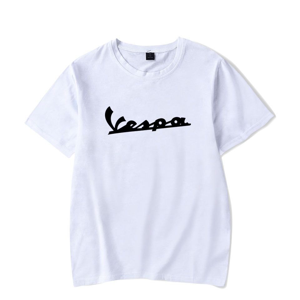 Motorcycle Vespa Áo Thun Tay Ngắn Chất Liệu Cotton Phong Cách Hip Hop Cho Nam Nữ XXS-4XL 3203A